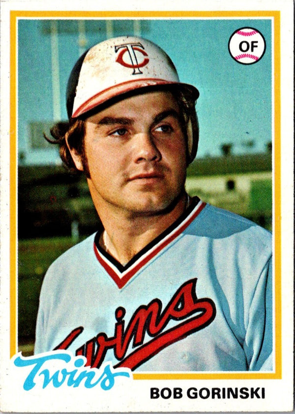 1978 Topps Bob Gorinski #386 Rookie