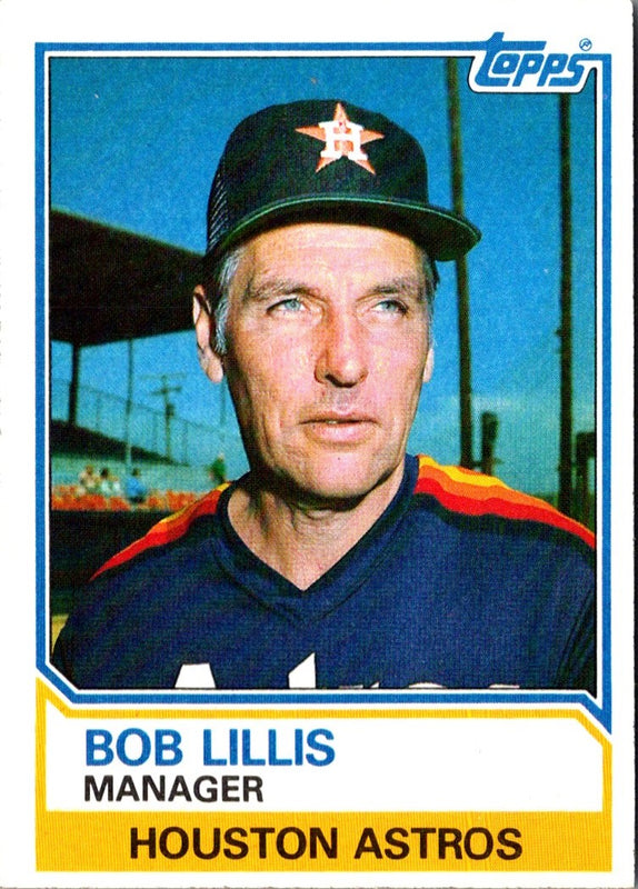 1983 Topps Bob Lillis #66 EX