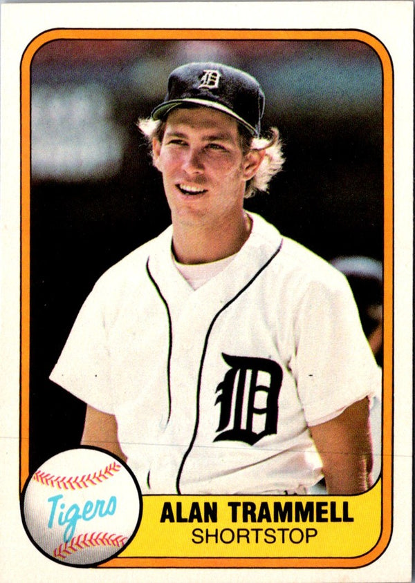 1981 Fleer Alan Trammell #461 NM-MT+