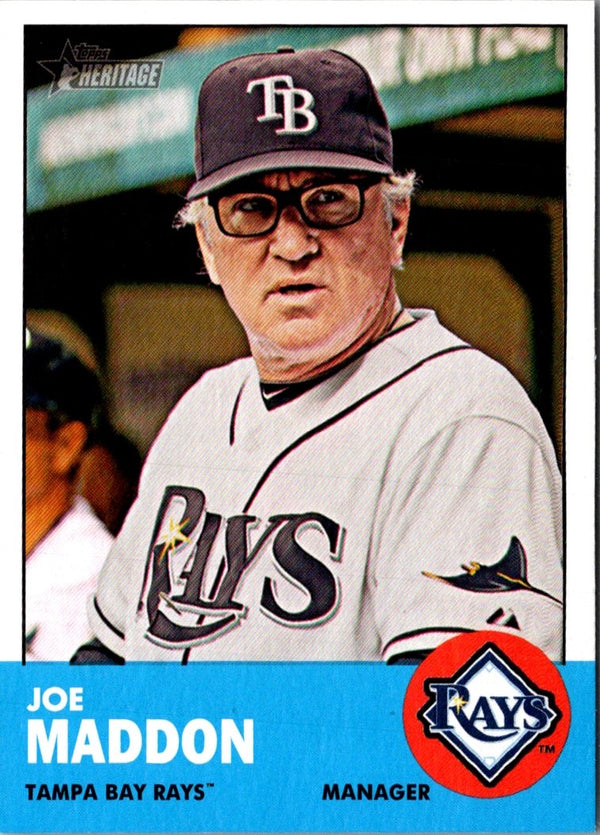 2012 Topps Heritage Joe Maddon #343