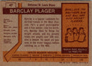 1973 Topps Barclay Plager