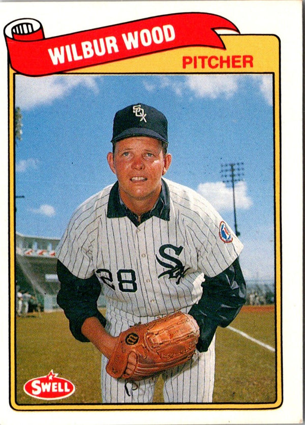 1989 Swell Baseball Greats Wilbur Wood #127