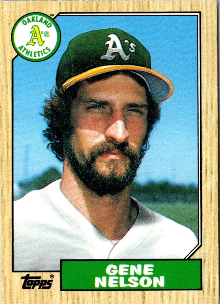 1987 Topps Traded Gene Nelson