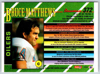 1993 Bowman Football Bruce Matthews #372