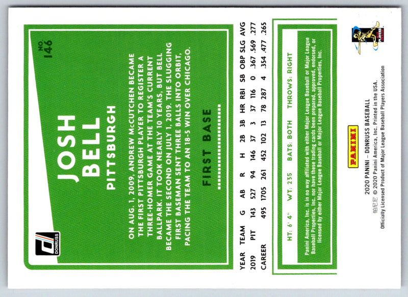 2020 Donruss Josh Bell