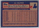 1984 Topps Al Oliver