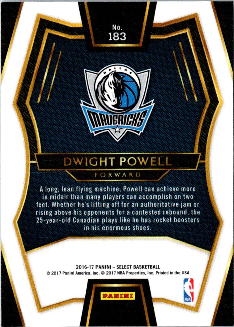 2016 Panini Select Dwight Powell