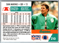 1989 Score Dan Marino #13