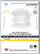 2003 Fleer Authentix David Boston