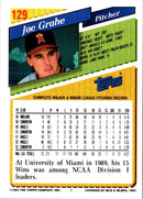 1993 Topps Gold Joe Grahe