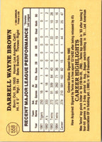 1985 Donruss Darrell Brown #558
