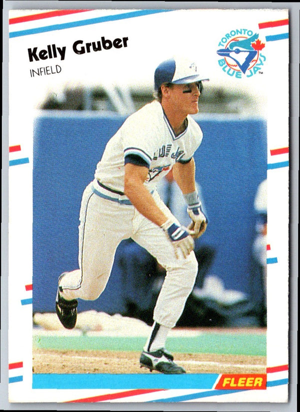 1988 Fleer Kelly Gruber #111