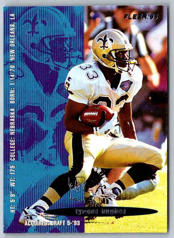 1995 Fleer Tyrone Hughes #266