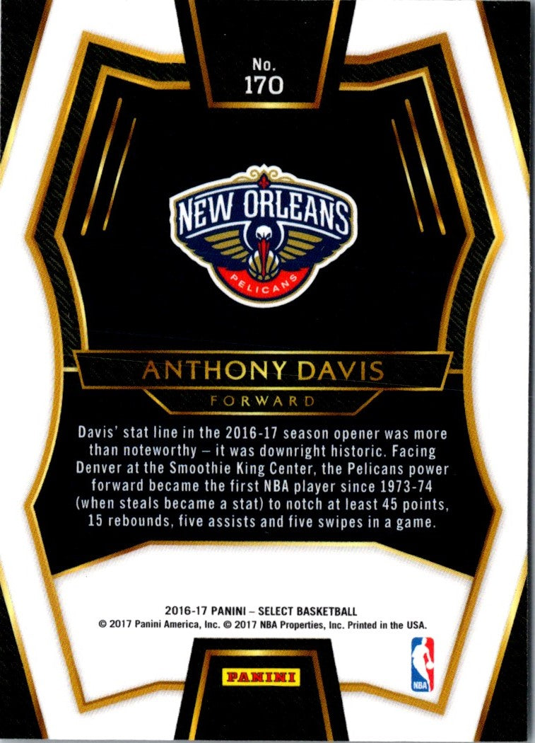 2016 Panini Select Anthony Davis