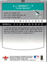 2004 SkyBox LE A.J. Burnett #88