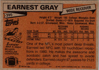 1981 Topps Earnest Gray #395 NM-MT