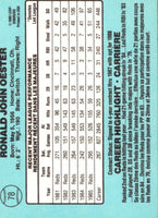 1986 Leaf Ron Oester #78