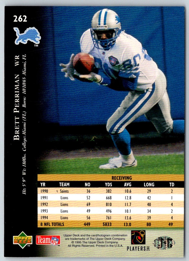 1995 Upper Deck Brett Perriman