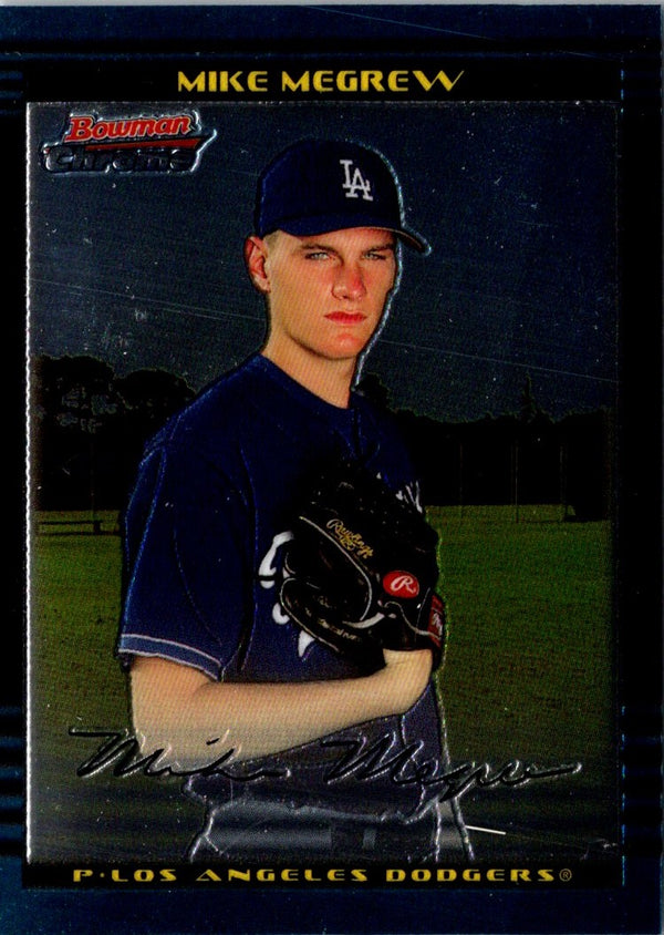 2002 Bowman Draft Picks & Prospects Mike Megrew #BDP30 Rookie