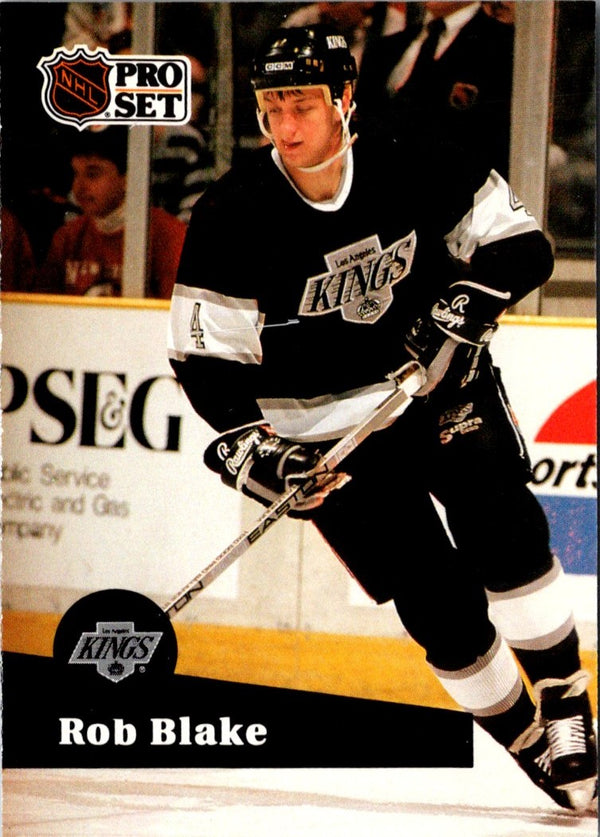 1991 Pro Set French Rob Blake #92