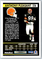 1991 Pinnacle Anthony Pleasant #226