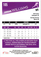2016 SAGE HIT Jordan Williams #105
