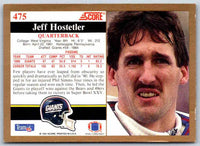1991 Score Jeff Hostetler #475