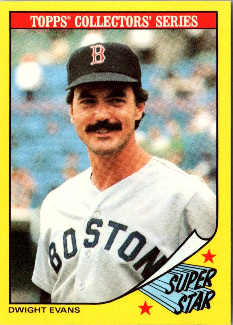 1986 Topps Baseball Champion Superstars Dwight Evans