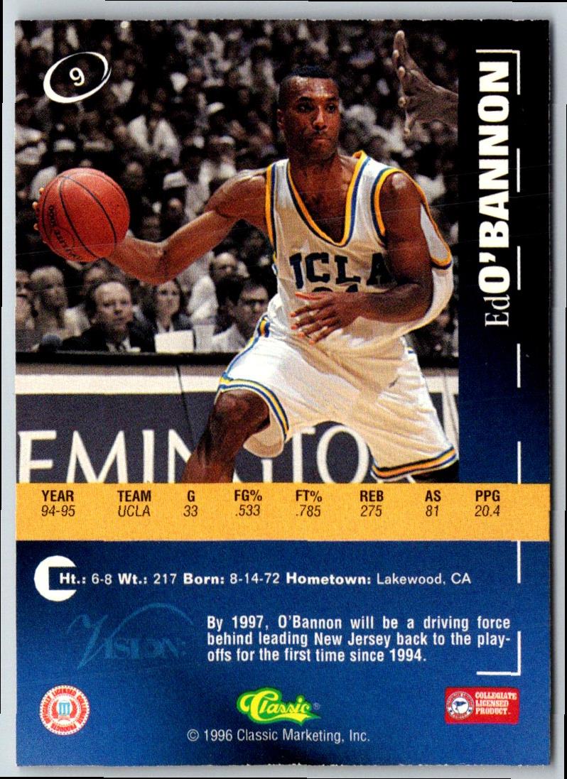 1995 Classic Draft Day Ed O'Bannon