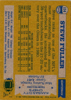1982 Topps Steve Fuller #114