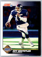 1991 Score Jeff Hostetler #475
