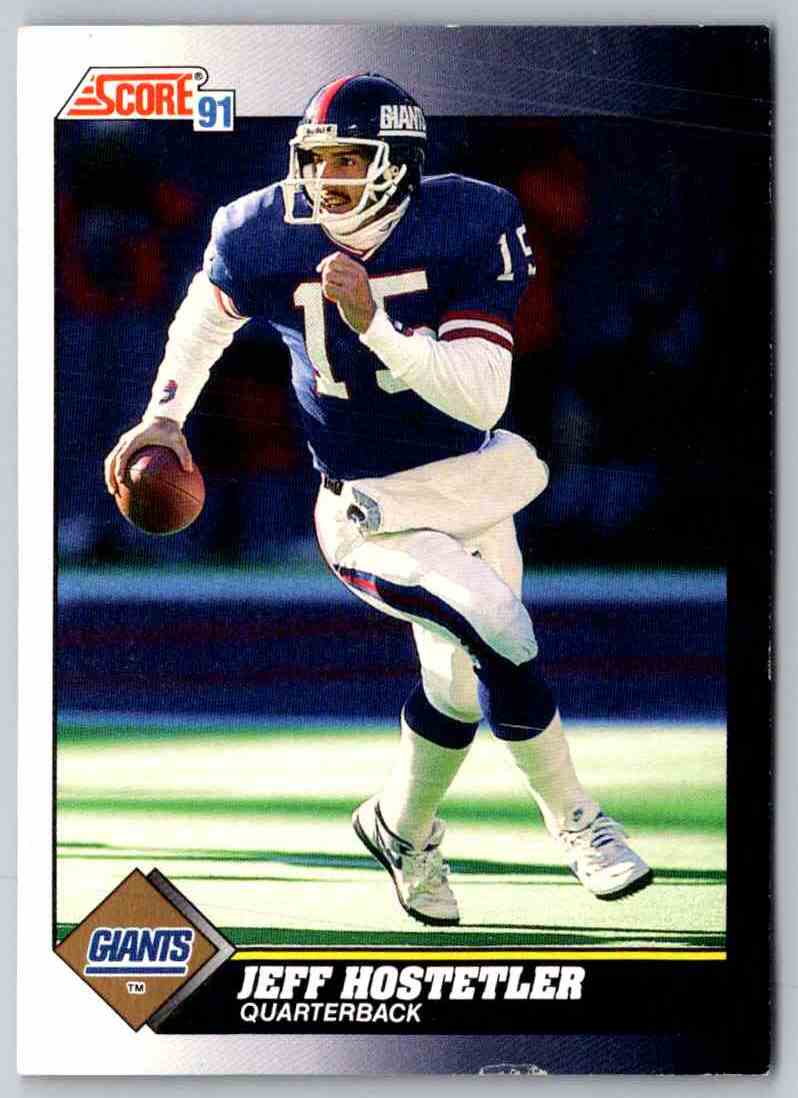 1991 Score Jeff Hostetler