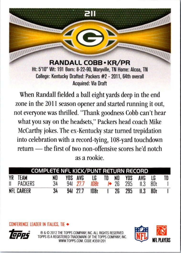 2012 Topps Randall Cobb