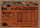 1981 Topps Ron Bolton