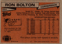 1981 Topps Ron Bolton #221