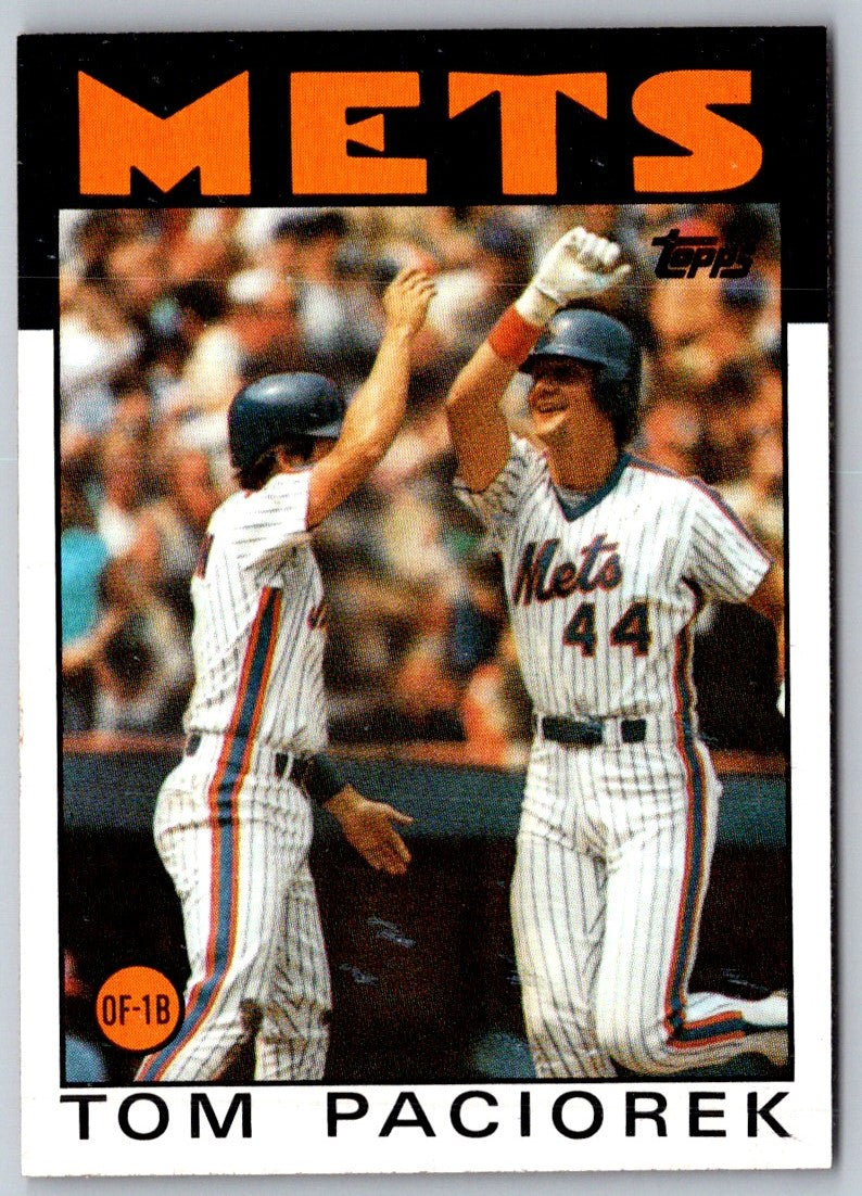 1986 Topps Tom Paciorek