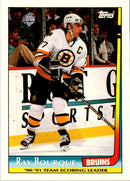 1991 Topps Team Scoring Leaders Ray Bourque