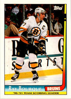 1991 Topps Team Scoring Leaders Ray Bourque #19