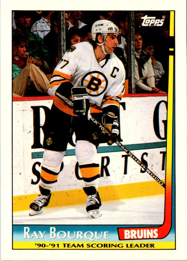 1991 Topps Team Scoring Leaders Ray Bourque #19