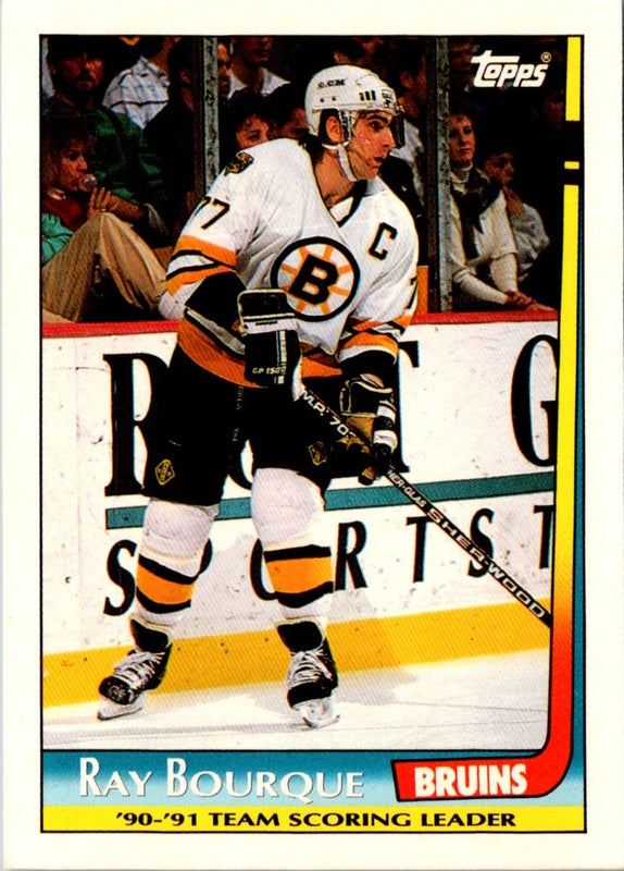 1991 Topps Team Scoring Leaders Ray Bourque #19