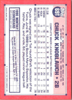 1991 Topps Traded Chuck Knoblauch #69T