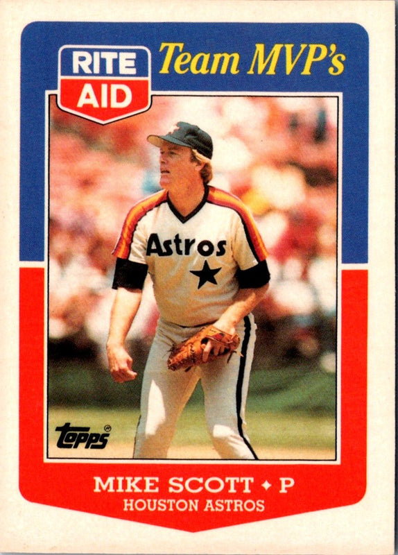 1988 Topps Rite-Aid Team MVP's Mike Scott #4