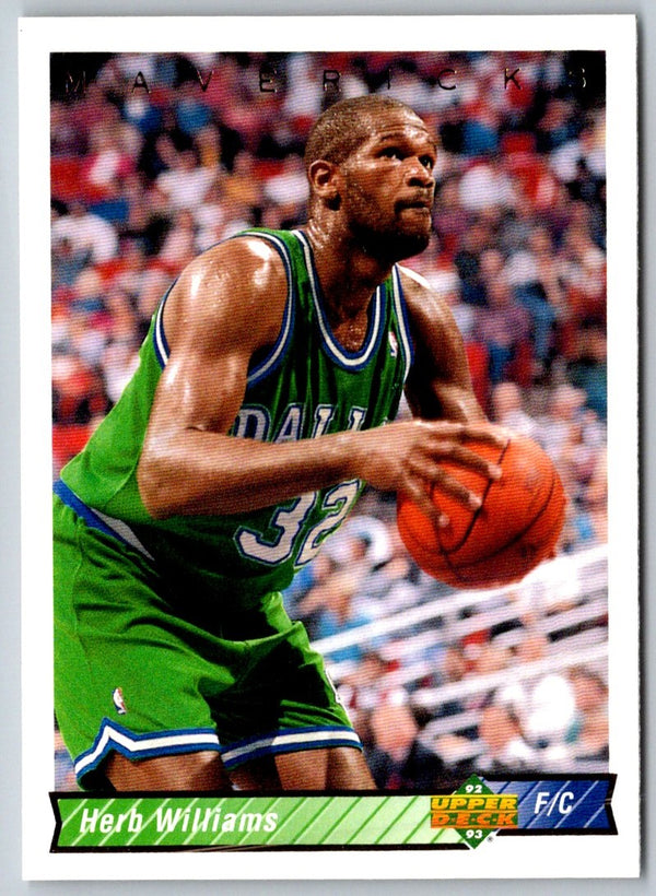 1992 Upper Deck Herb Williams #213