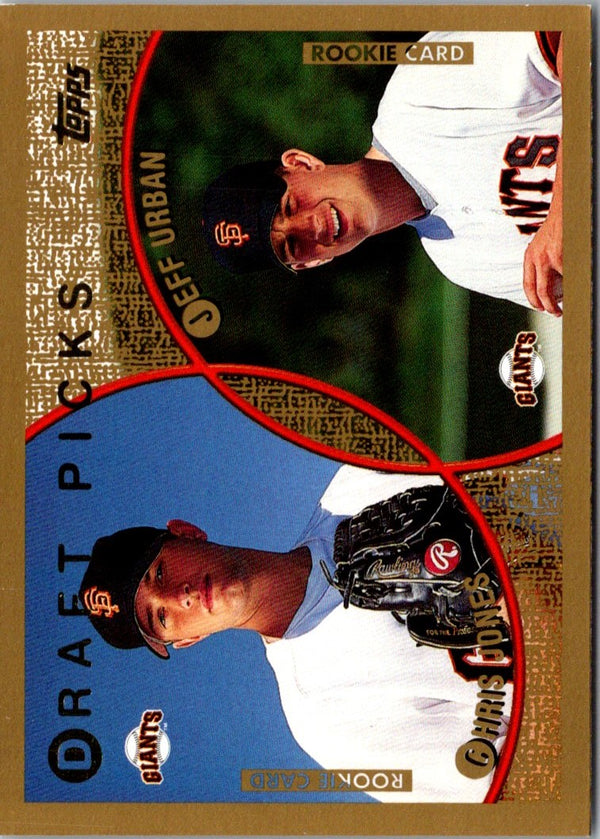 1999 Topps Chris Jones/Jeff Urban #213 Rookie