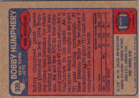 1985 Topps Bobby Humphery #339 Rookie