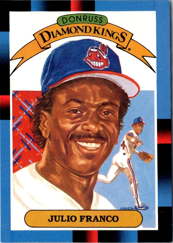 1988 Donruss Diamond Kings Julio Franco #10