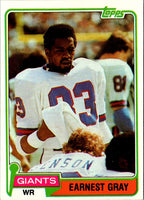 1981 Topps Earnest Gray #395 NM-MT