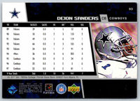 1998 Upper Deck Deion Sanders #93
