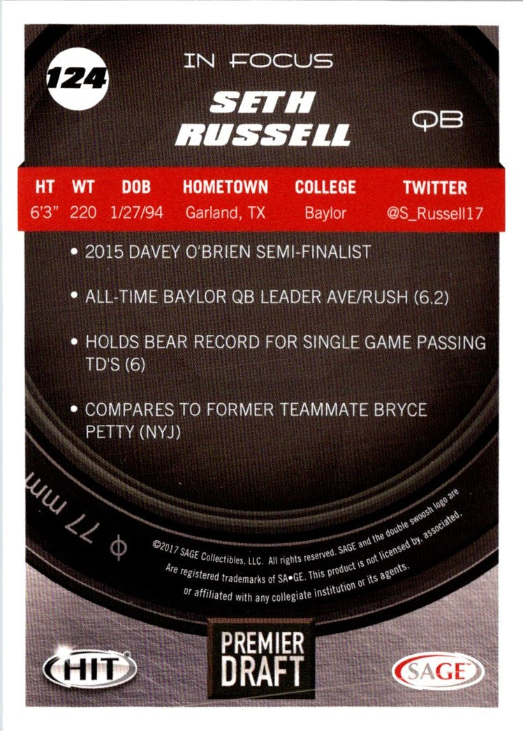 2017 SAGE HIT Seth Russell