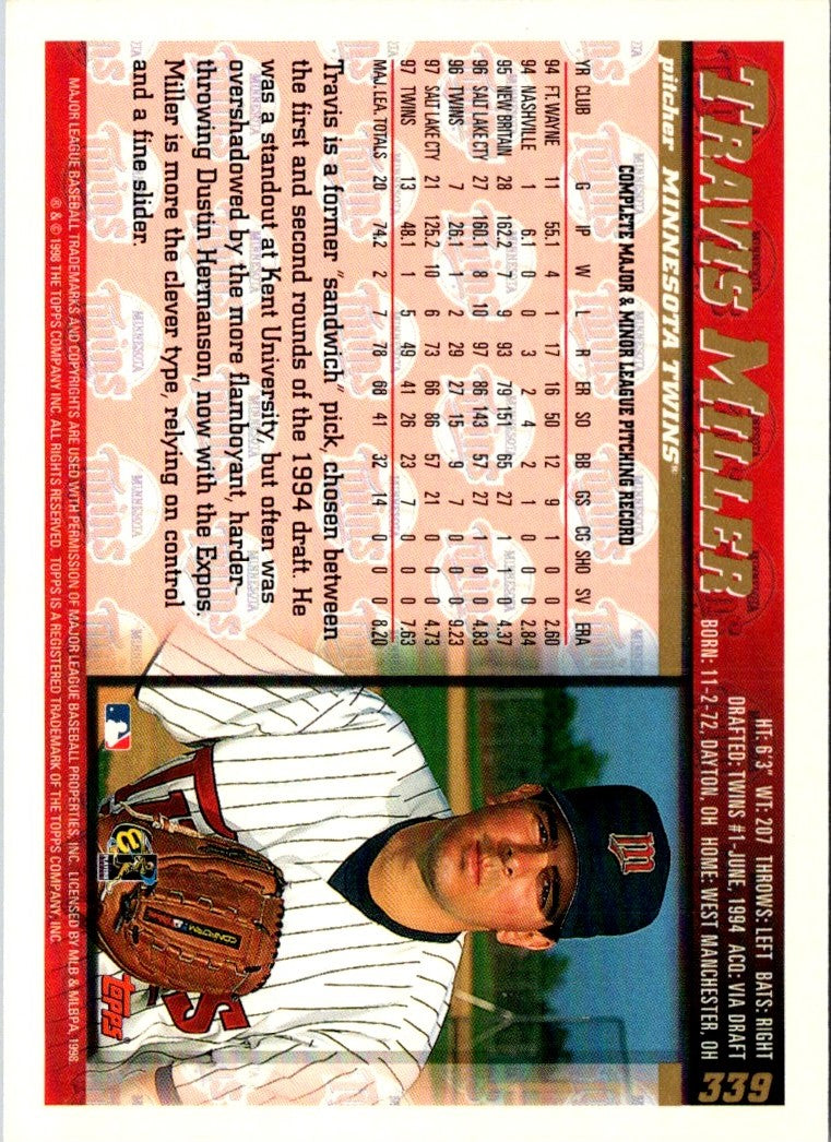 1998 Topps Travis Miller